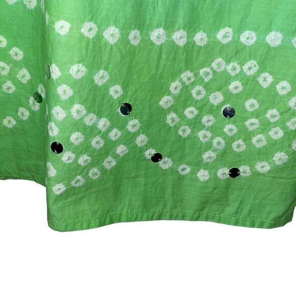 Old Navy ombré blue & green low waist sequin cotton maxi skirt 14 - Picture 6 of 9